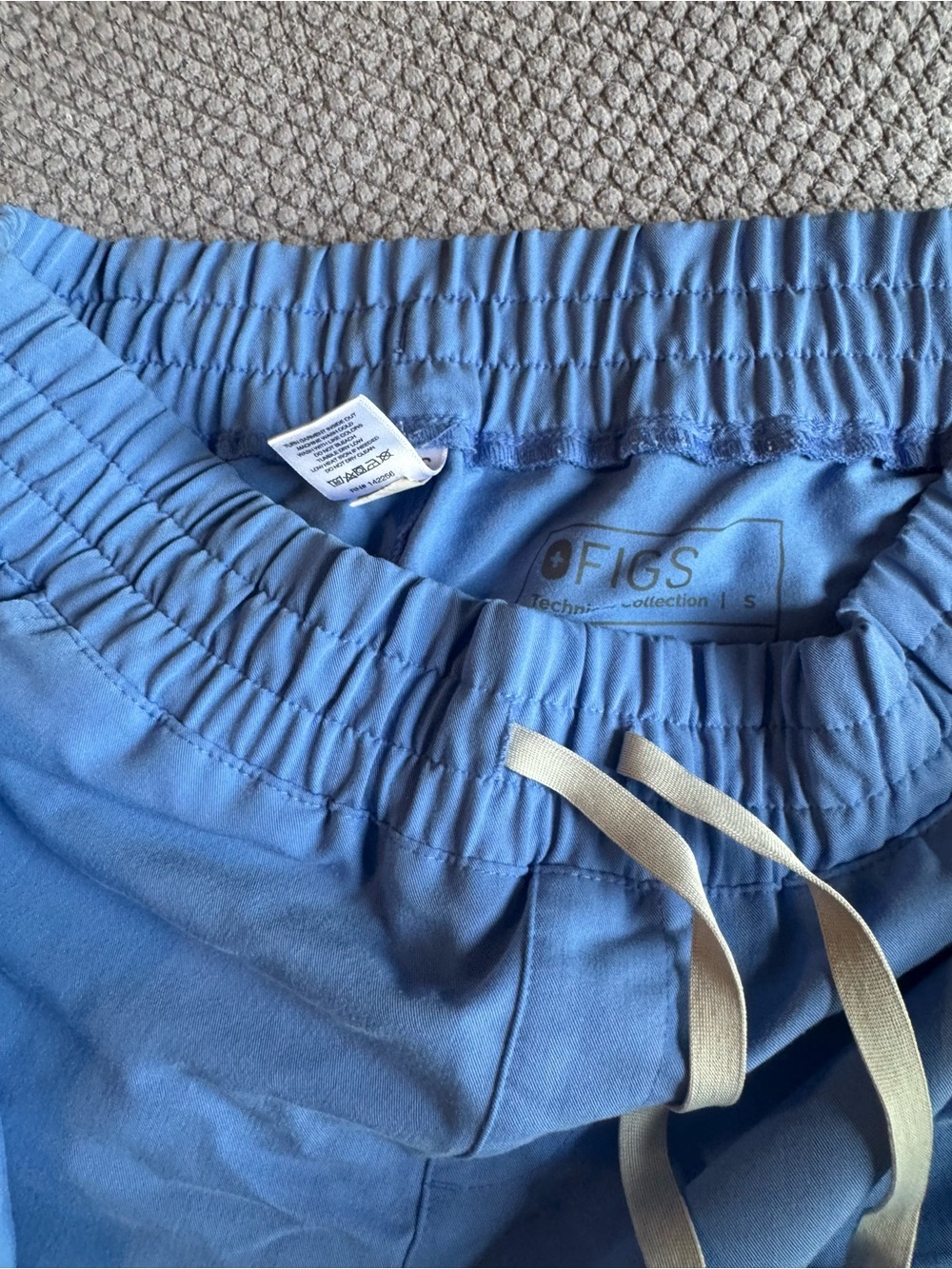 FIGS high waisted Ceil Blue Zamora Jogger scrub pants